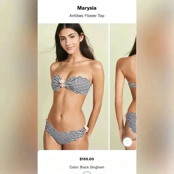 Marysia Antibes Flower Top New With Tag Size M - Picture 2 of 4